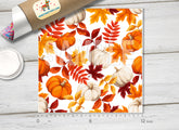Pumpkin Patterned Adhesive Vinyl H053